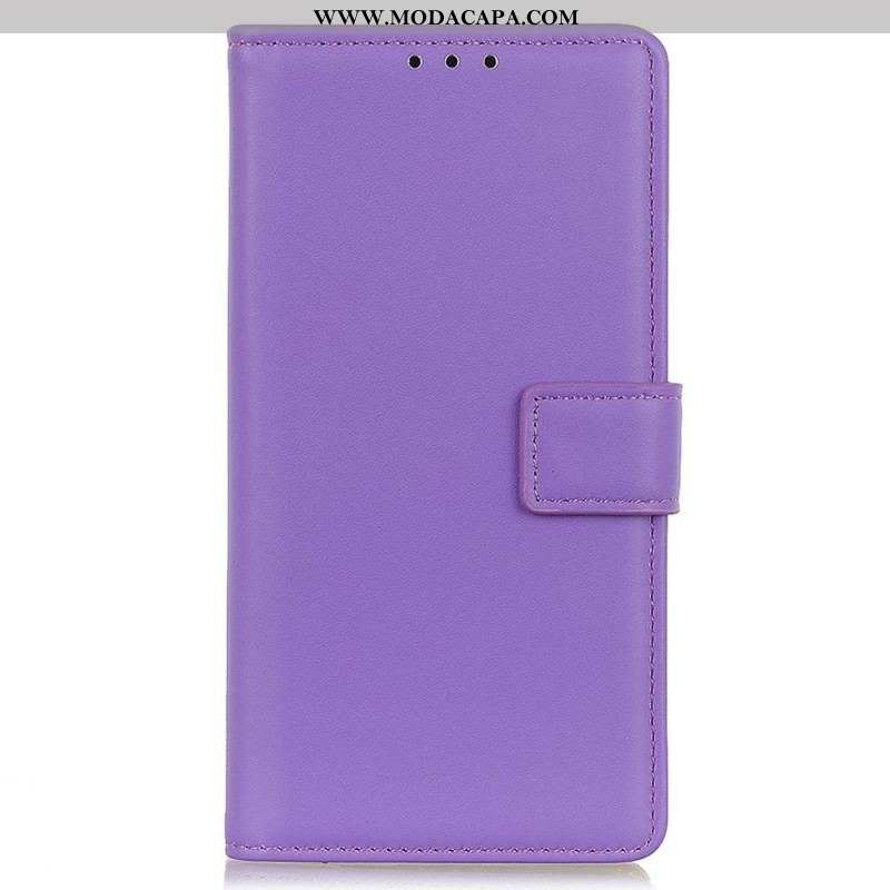 Capa De Couro Para Samsung Galaxy A14 / A14 5G Estilo De Couro