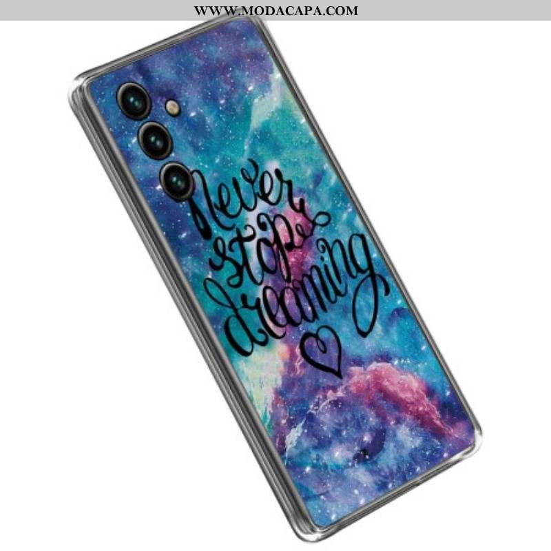 Capa Para Samsung Galaxy A14 / A14 5G Nunca Pare De Sonhar