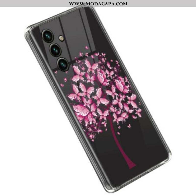 Capa Para Samsung Galaxy A14 / A14 5G Árvore Rosa Perfeita