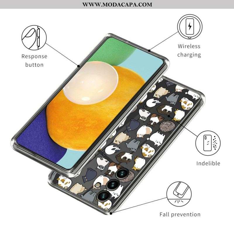 Capa Para Samsung Galaxy A14 / A14 5G Múltiplos Bate-papos Contínuos