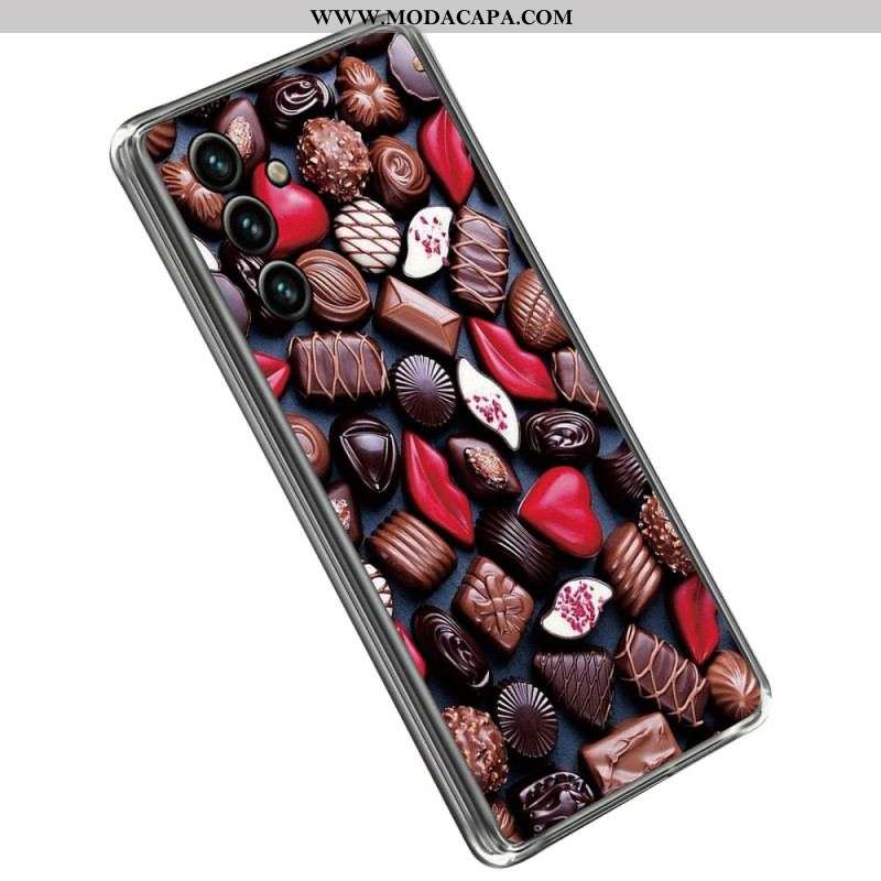 Capa Para Samsung Galaxy A14 / A14 5G Chocolate Flexível