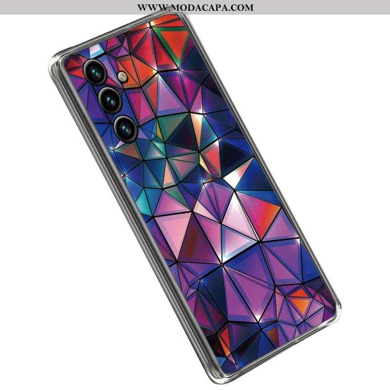 Capa Para Samsung Galaxy A14 / A14 5G Geometria Flexível