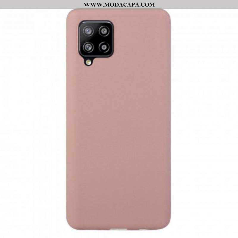 Capa Para Samsung Galaxy A42 5G Silicone Macio Fosco