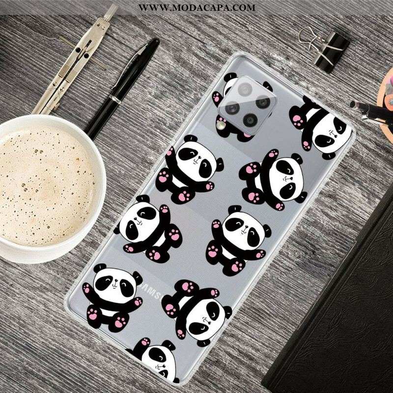 Capa Para Samsung Galaxy A42 5G Top Pandas Divertidos