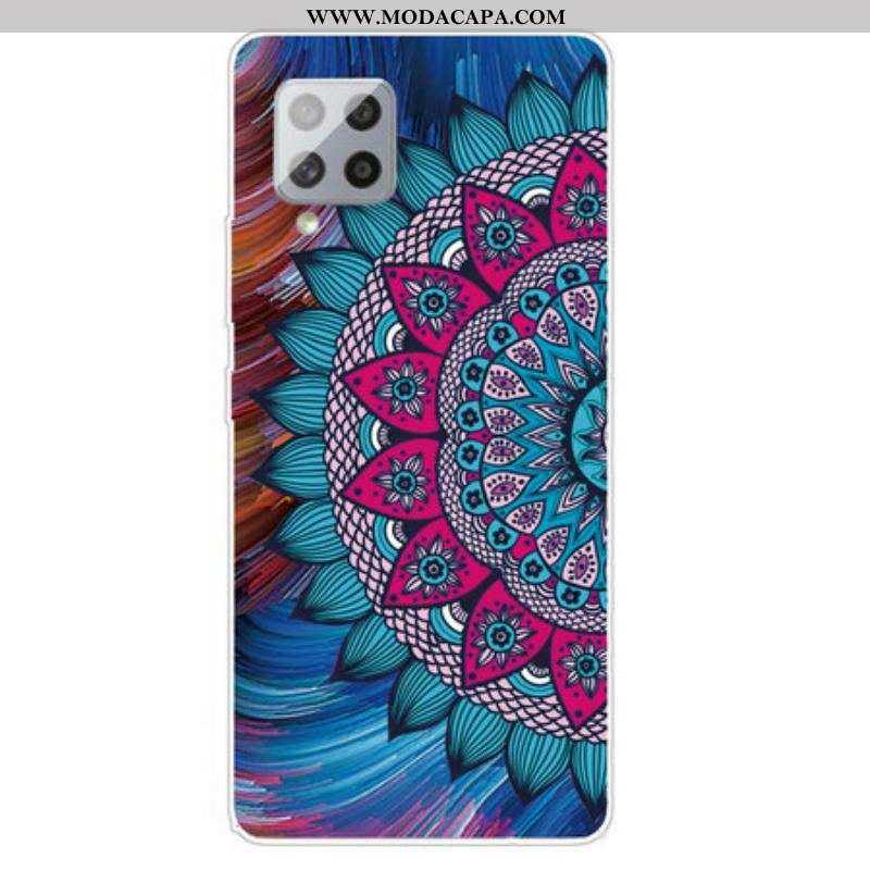 Capa Para Samsung Galaxy A42 5G Mandala Colorida