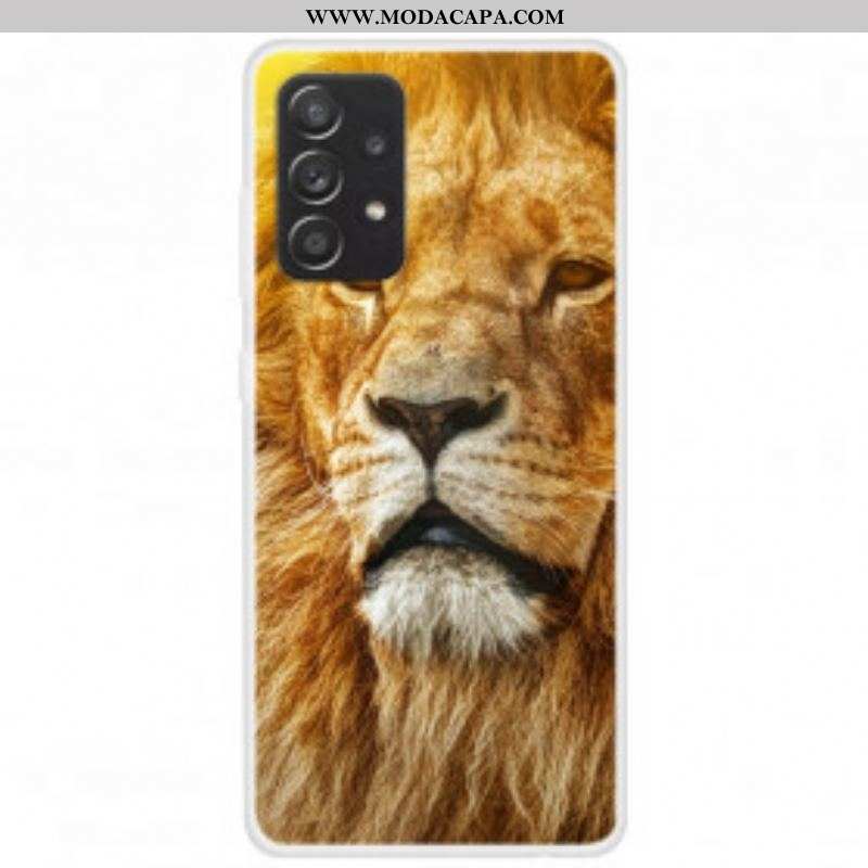 Capa Para Samsung Galaxy A52 4G / A52 5G / A52s 5G Cabeça Felina