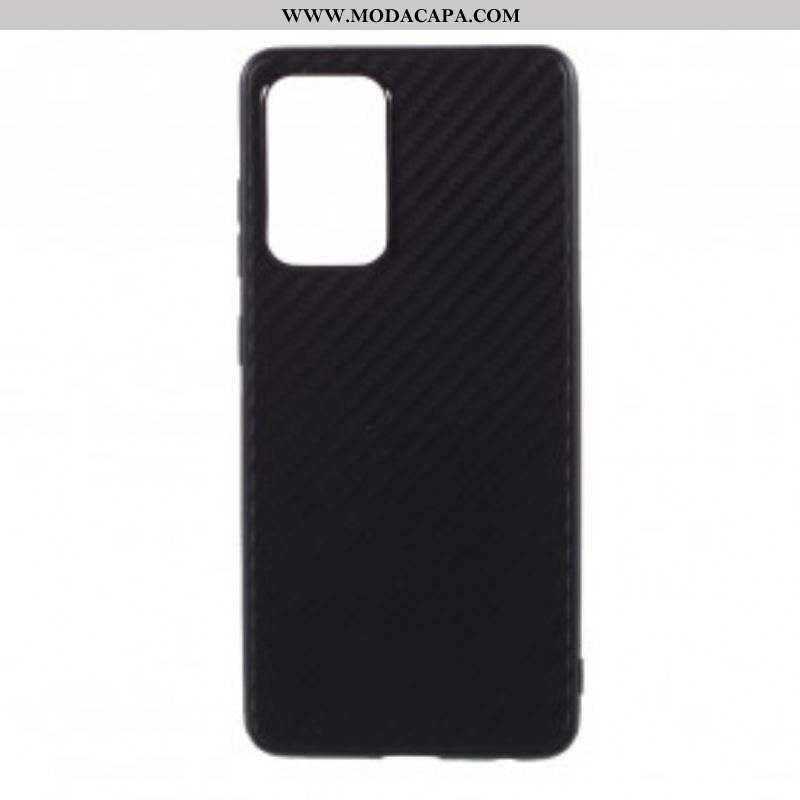 Capa Para Samsung Galaxy A52 4G / A52 5G / A52s 5G Fibra De Carbono