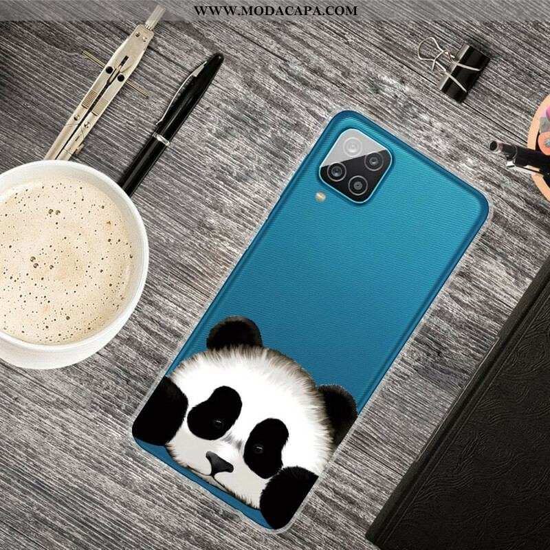 Capa Para Samsung Galaxy M12 / A12 Panda Sem Costura