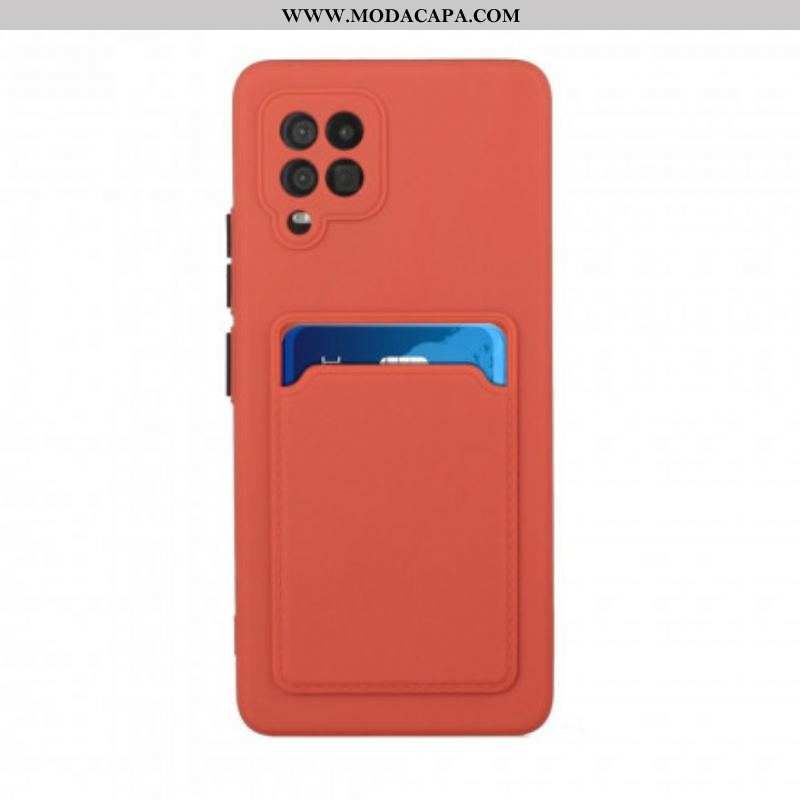 Capa Para Samsung Galaxy M12 / A12 Titular De Cartão De Silicone