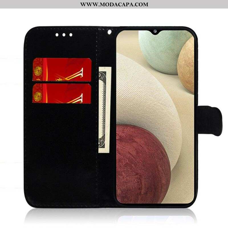 Capa Flip Para Samsung Galaxy M12 / A12 Cor Pura