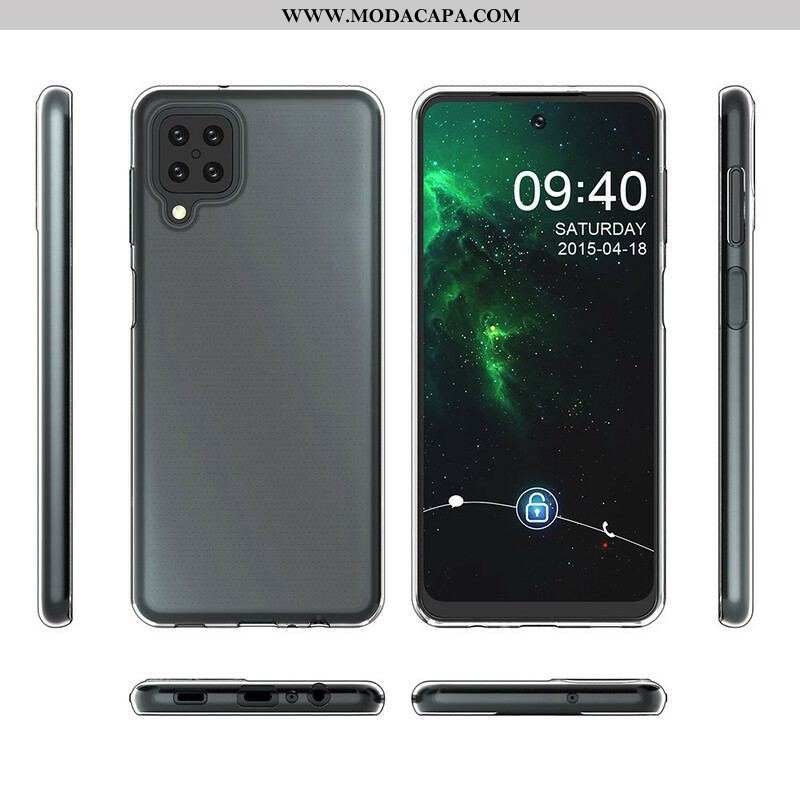 Capa Para Samsung Galaxy M12 / A12 Transparente Superfino