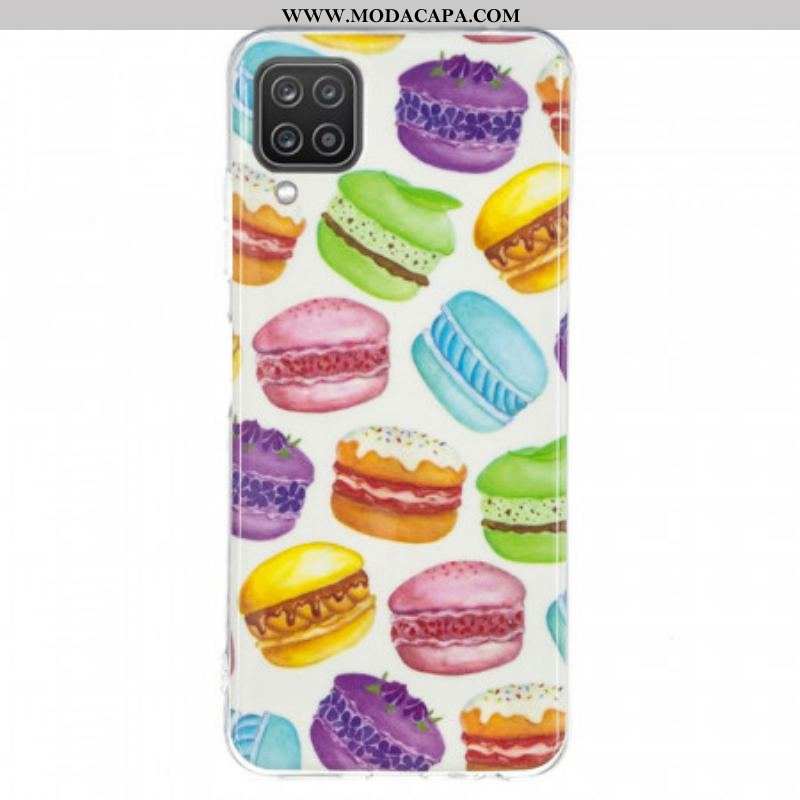 Capa Para Samsung Galaxy M12 / A12 Macaroons Fluorescentes