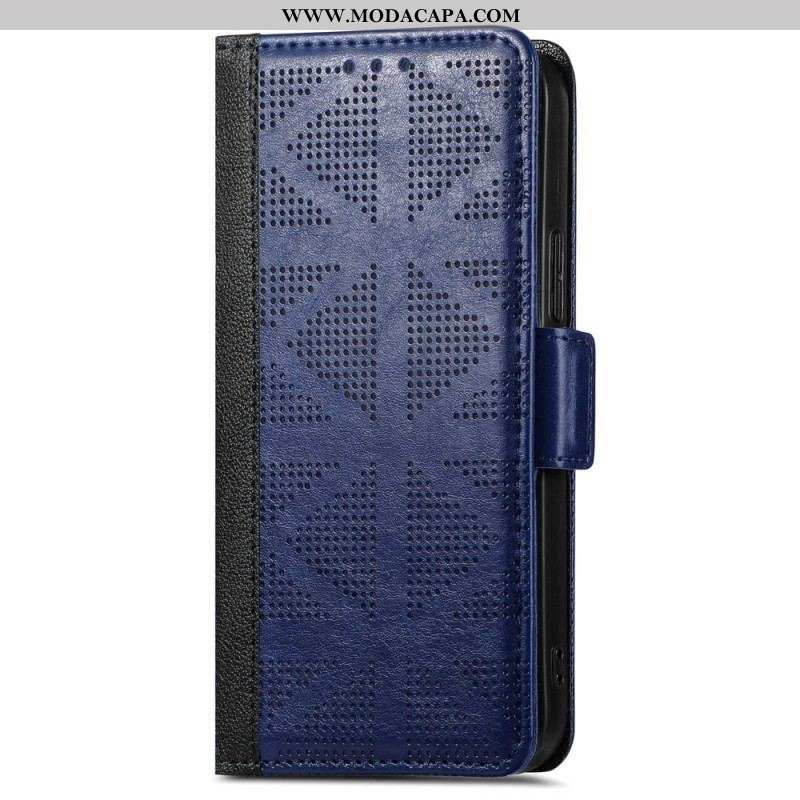 Capa Folio Para Samsung Galaxy M13 Desenho Cruzado