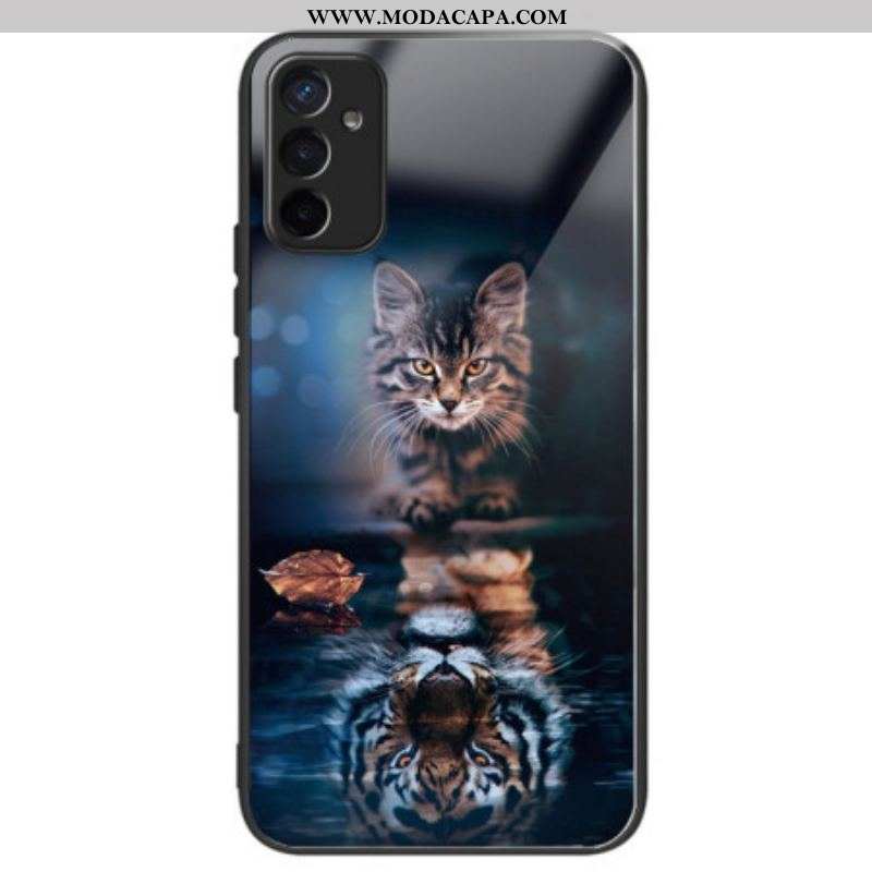 Capa Para Samsung Galaxy M13 Gato De Vidro Temperado