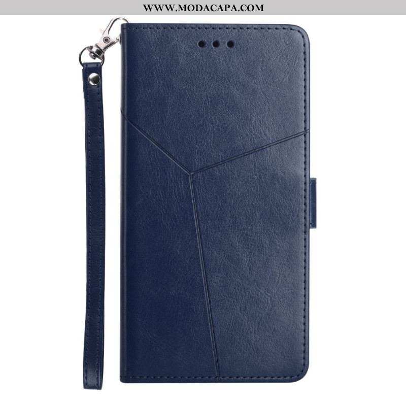 Capa Flip Para Samsung Galaxy M13 Estilo Couro Y Design