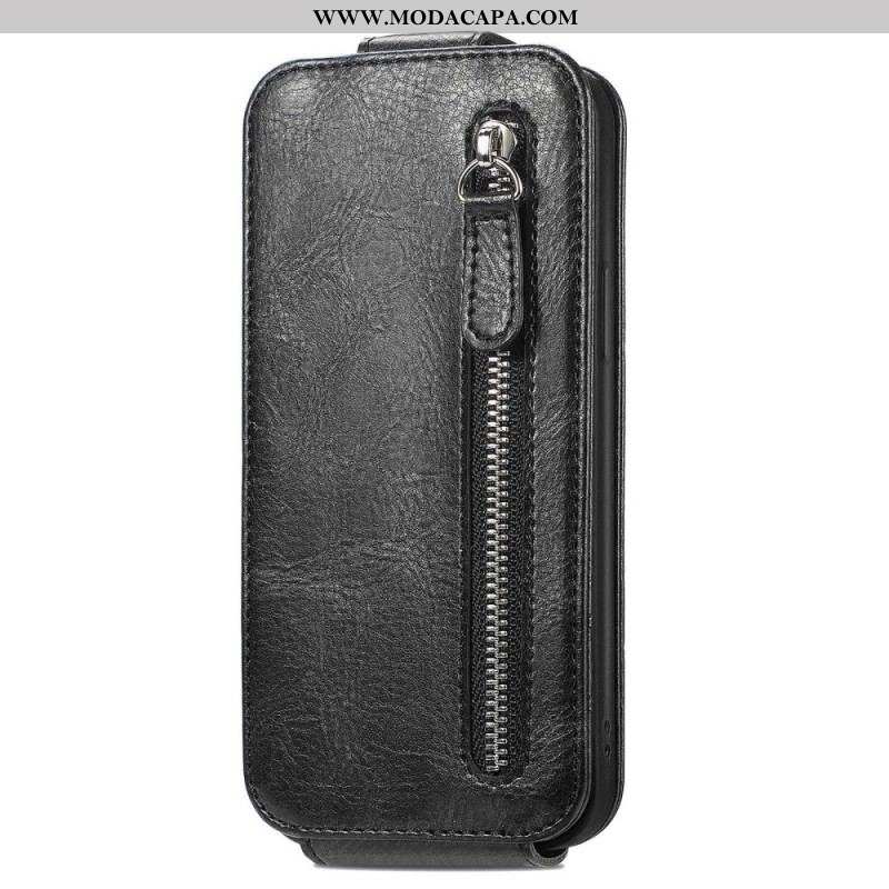 Capa Flip Para Samsung Galaxy M13 De Couro Porta-moedas Com Aba Vertical