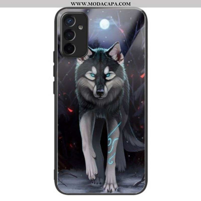 Capa Para Samsung Galaxy M13 Lobo De Vidro Temperado