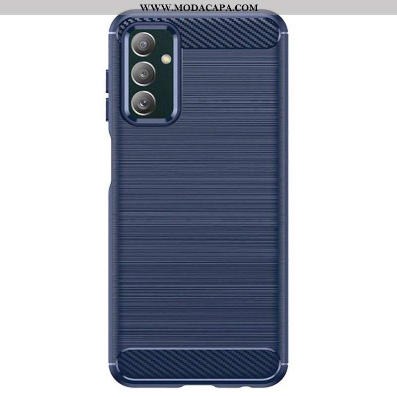 Capa Para Samsung Galaxy M13 Fibra De Carbono Escovada