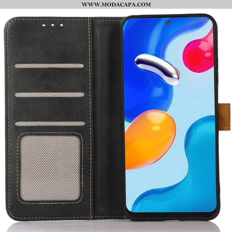 Capa Em Pele Para Samsung Galaxy M23 5G Membrana