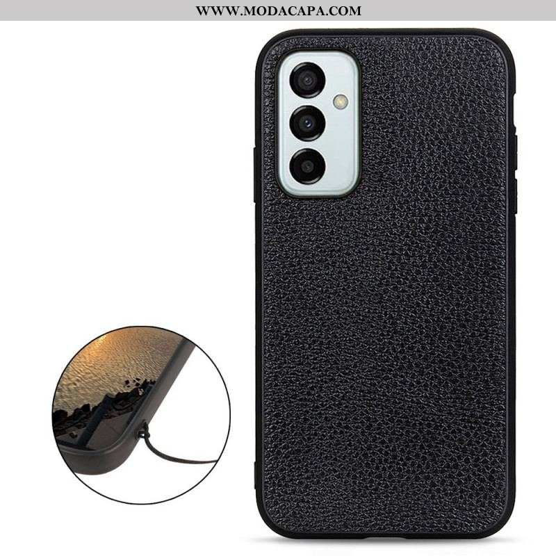 Capa De Celular Para Samsung Galaxy M23 5G Couro Lichia Genuíno