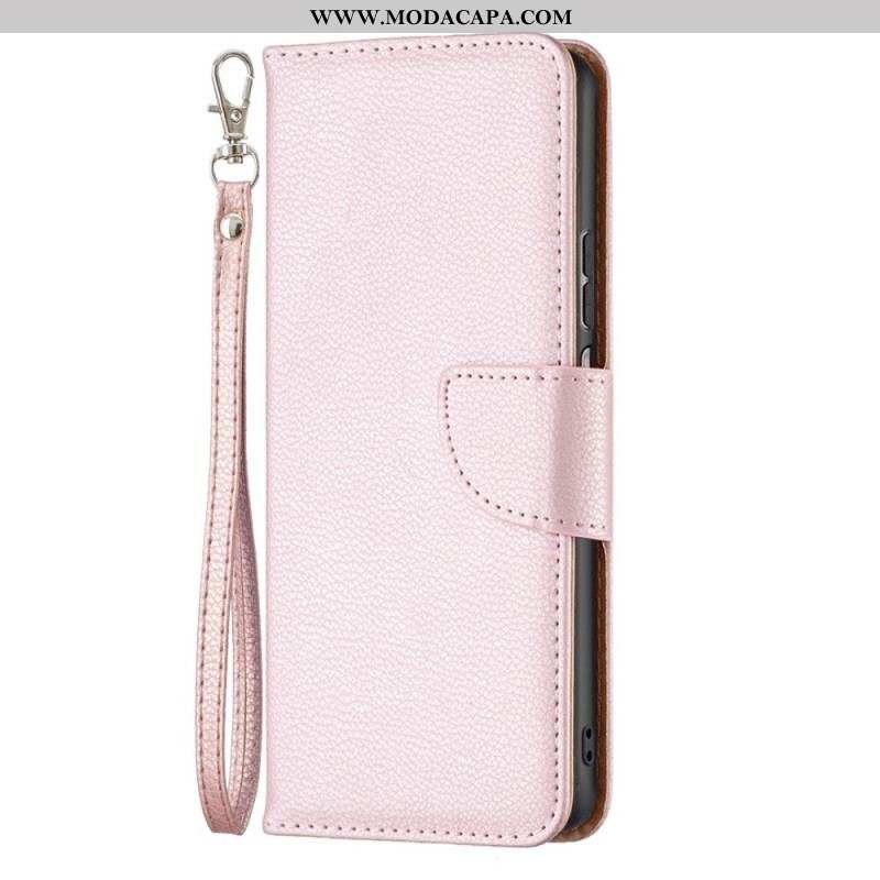 Capa Flip Para Samsung Galaxy M23 5G De Cordão Fecho Alça Oblíqua