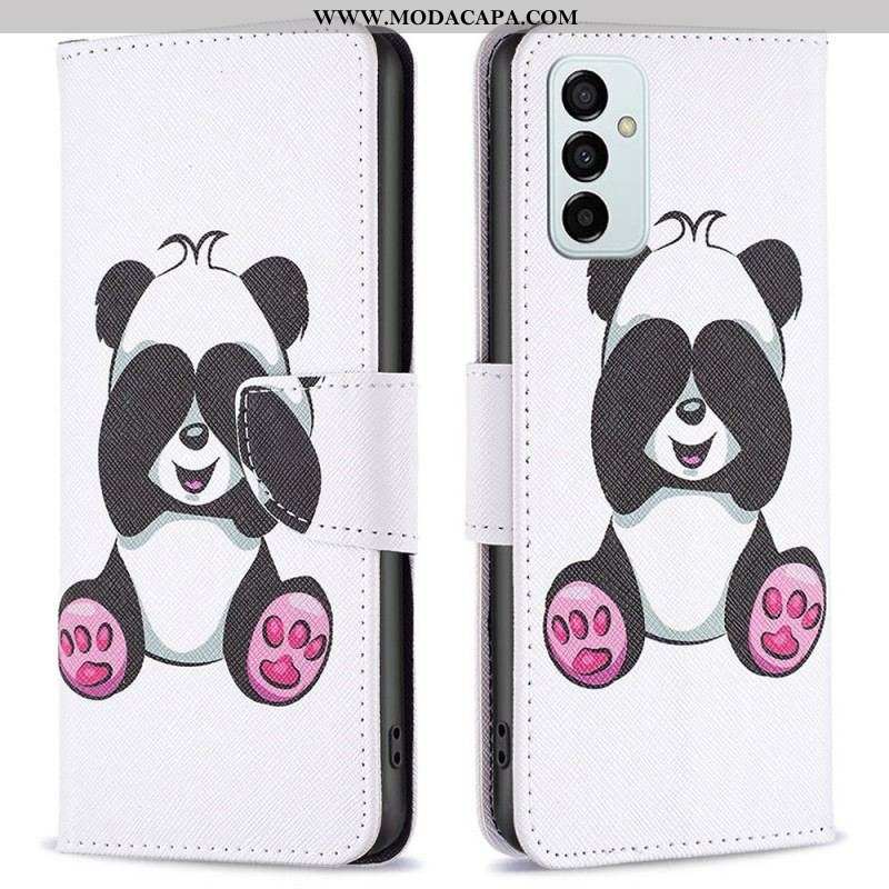 Capa Folio Para Samsung Galaxy M23 5G Panda