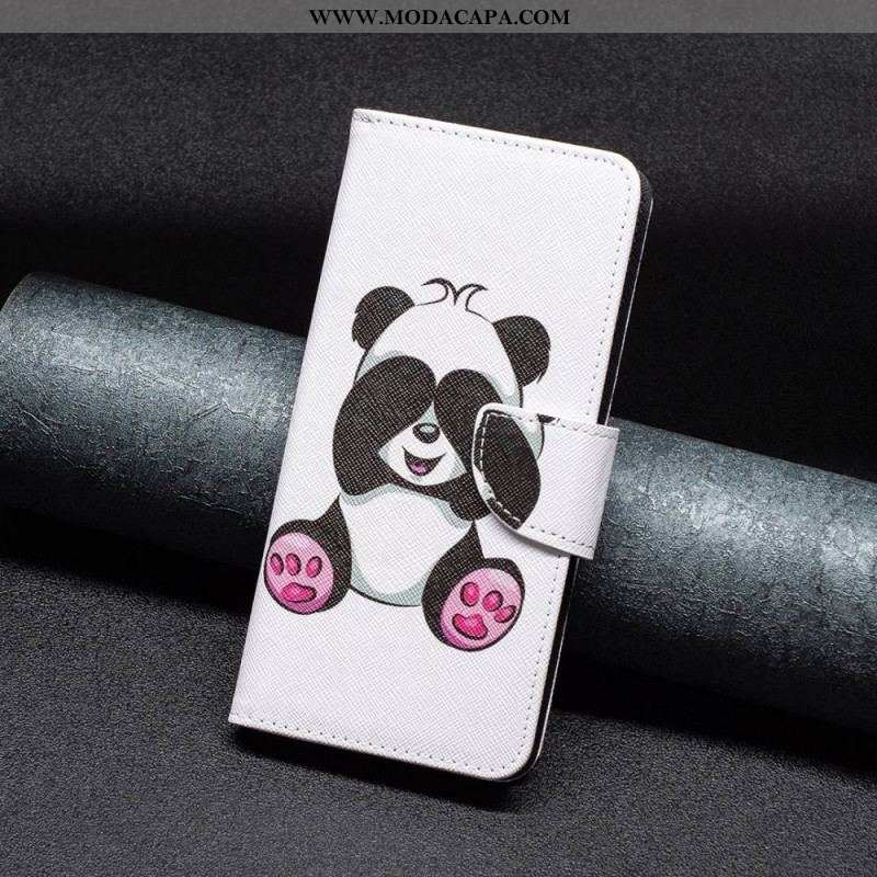 Capa Folio Para Samsung Galaxy M23 5G Panda