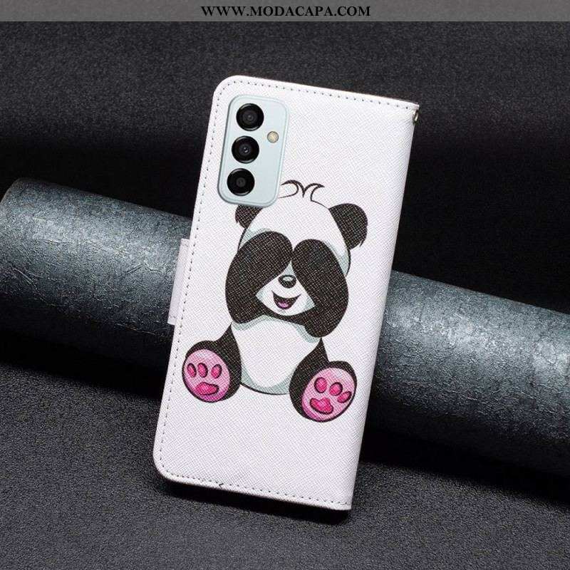 Capa Folio Para Samsung Galaxy M23 5G Panda