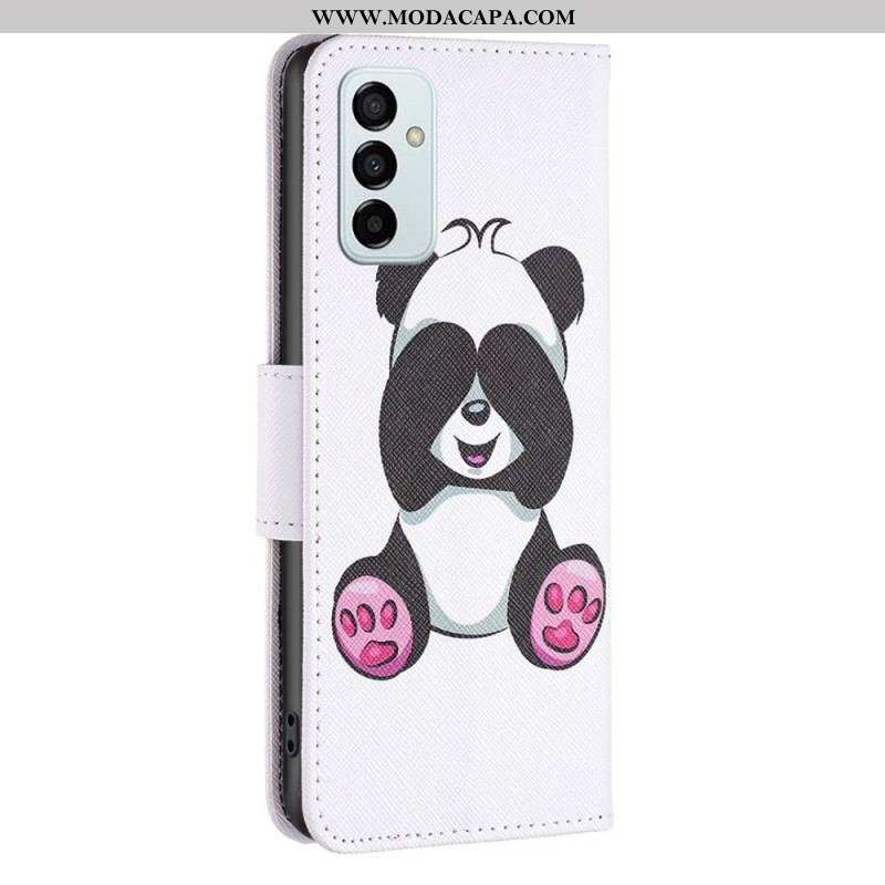 Capa Folio Para Samsung Galaxy M23 5G Panda