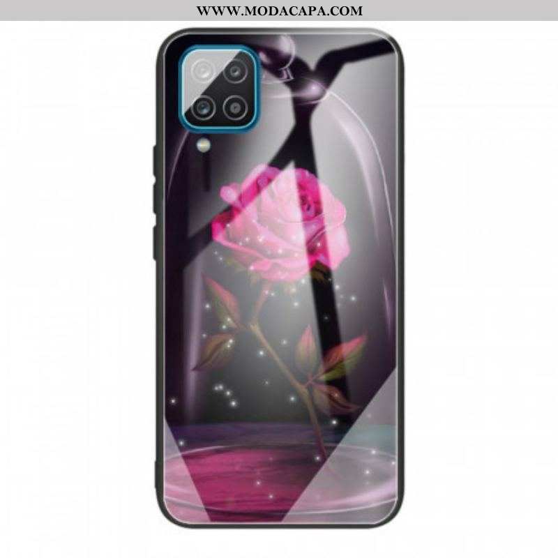 Capa De Celular Para Samsung Galaxy M32 Vidro Temperado Rosa Mágico
