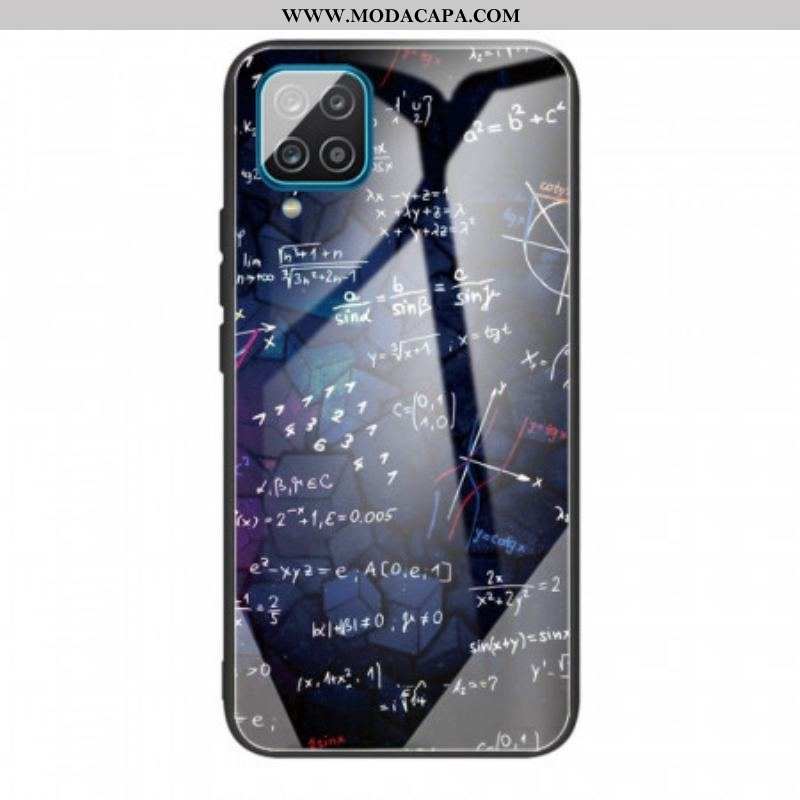Capa Para Samsung Galaxy M32 Cálculos Matemáticos De Vidro Temperado