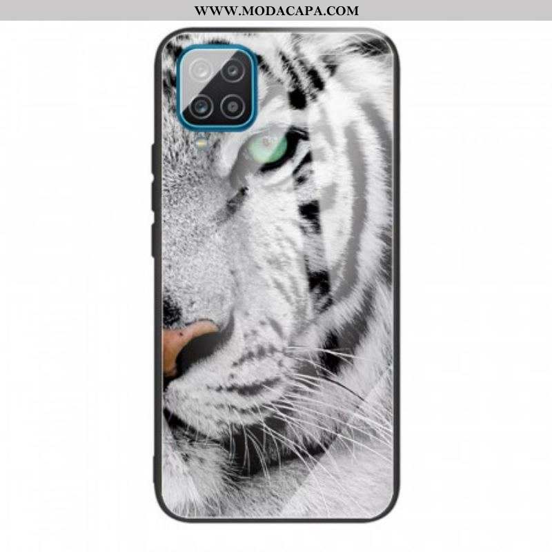 Capa Para Samsung Galaxy M32 Vidro Temperado Tigre