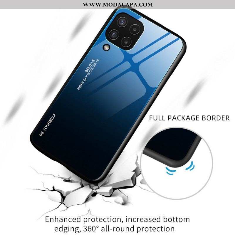 Capa Para Samsung Galaxy M32 Vidro Temperado Seja Você Mesmo