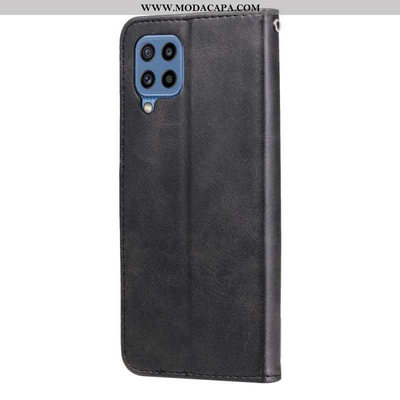 Capa Flip Para Samsung Galaxy M32 Carteira