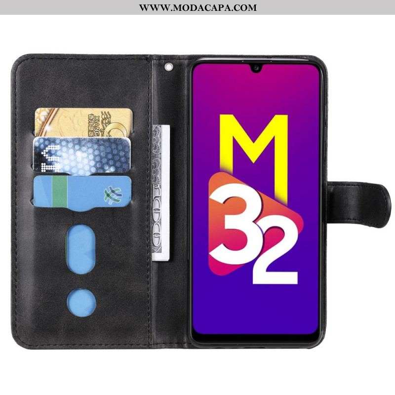 Capa Flip Para Samsung Galaxy M32 Carteira