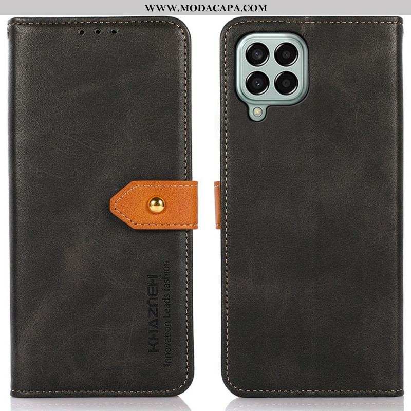 Capa Flip Para Samsung Galaxy M33 5G Alça Khazneh