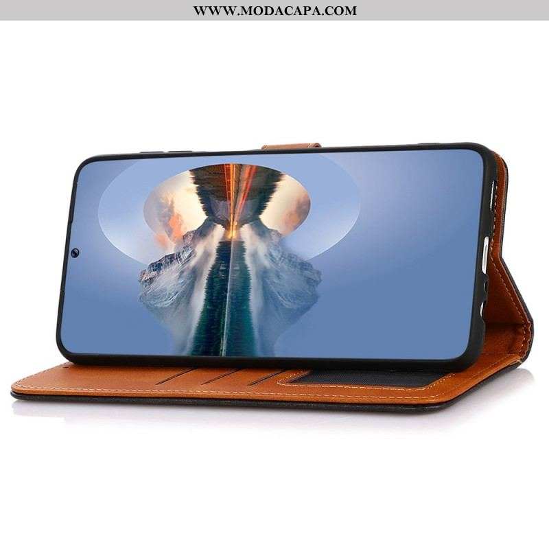 Capa Flip Para Samsung Galaxy M33 5G Alça Khazneh