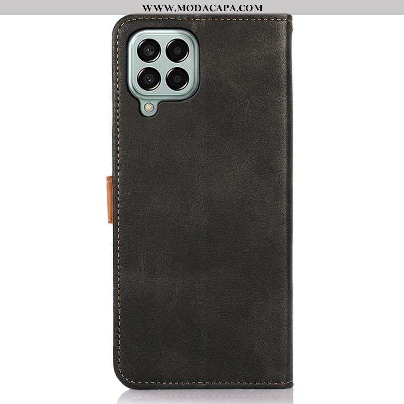 Capa Flip Para Samsung Galaxy M33 5G Alça Khazneh