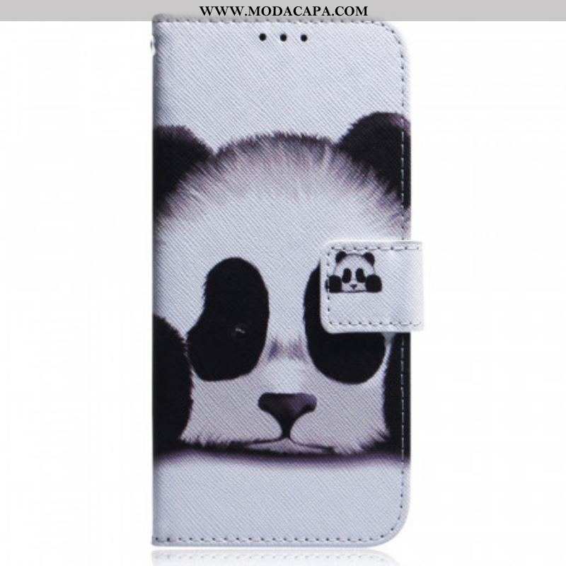 Capa De Couro Para Samsung Galaxy M33 5G Panda