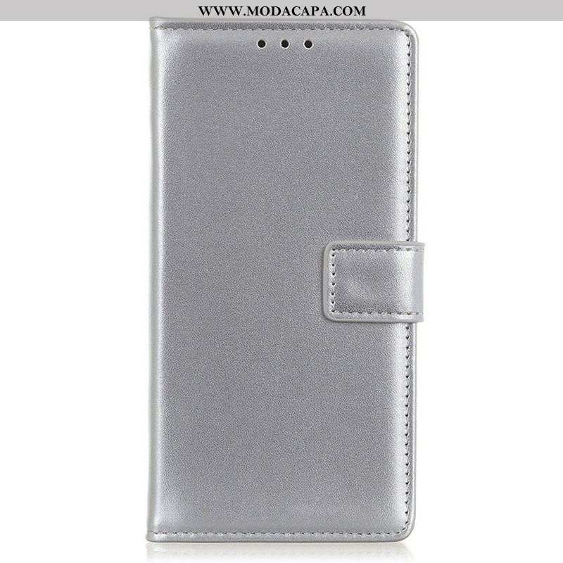 Capa Flip Para Samsung Galaxy M33 5G Estilo Couro Simples