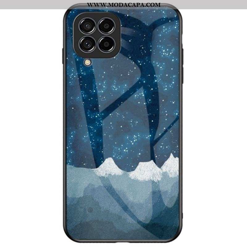 Capa Para Samsung Galaxy M33 5G Vidro Temperado Celeste