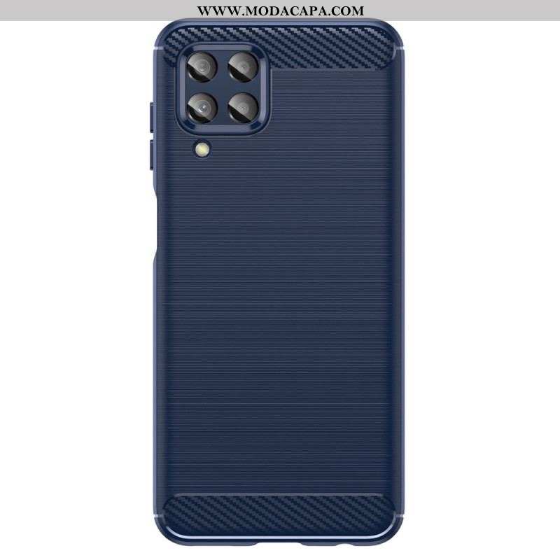 Capa Para Samsung Galaxy M33 5G Fibra De Carbono Escovada