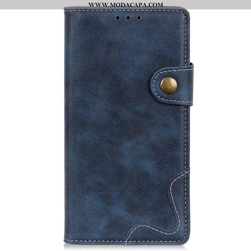 Capa Folio Para Samsung Galaxy M33 5G Botão Artístico