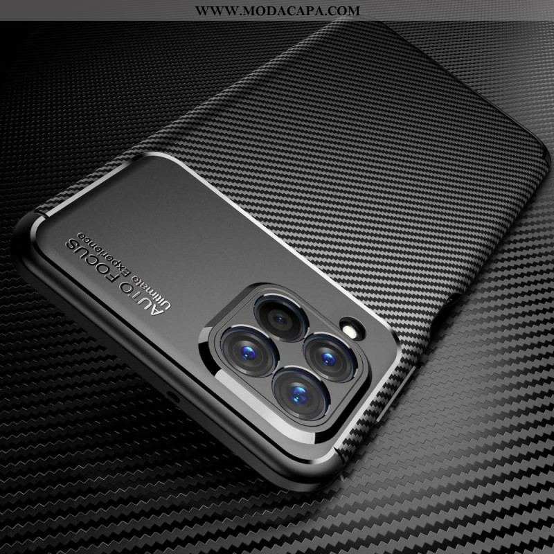 Capa Para Samsung Galaxy M33 5G Fibra De Carbono Flexível