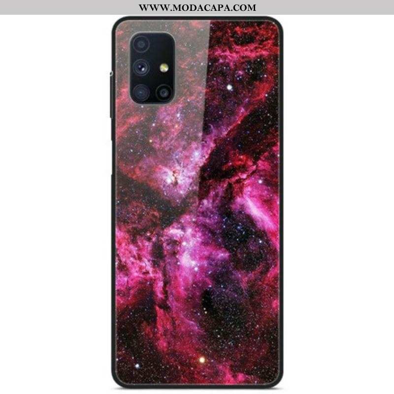 Capa Para Samsung Galaxy M51 Vidro Temperado Rosa