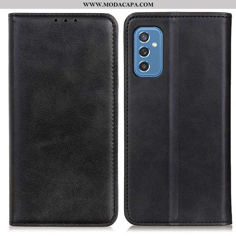 Capa De Celular Para Samsung Galaxy M52 5G Flip Couro Elegante