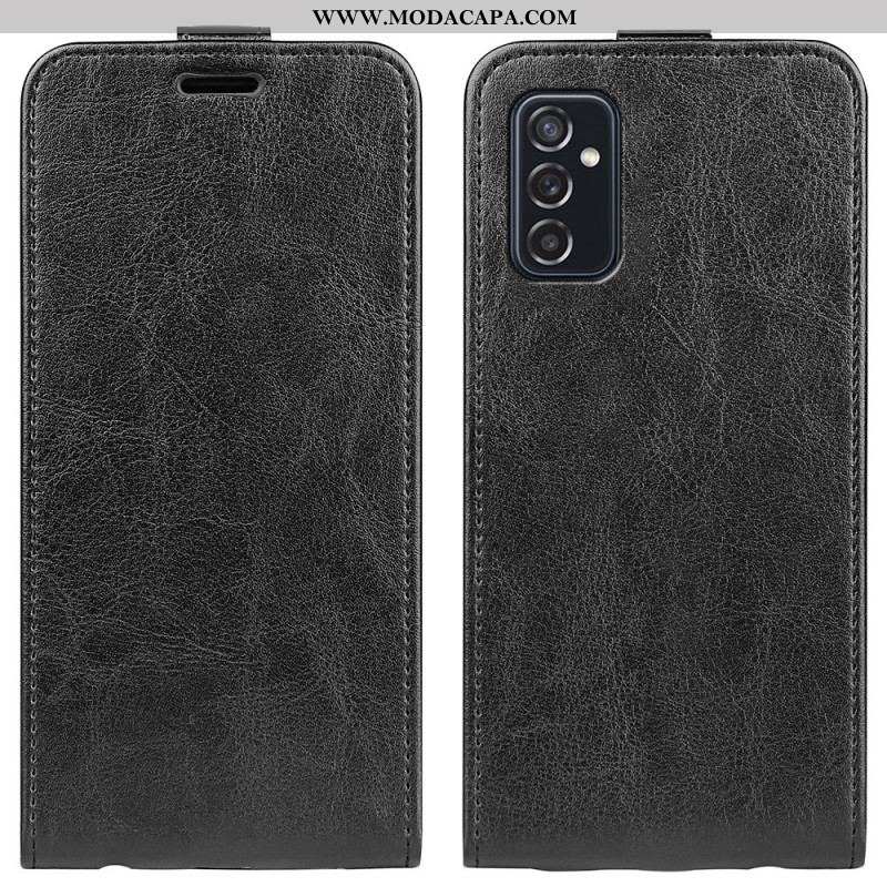 Capa Folio Para Samsung Galaxy M52 5G Vertical