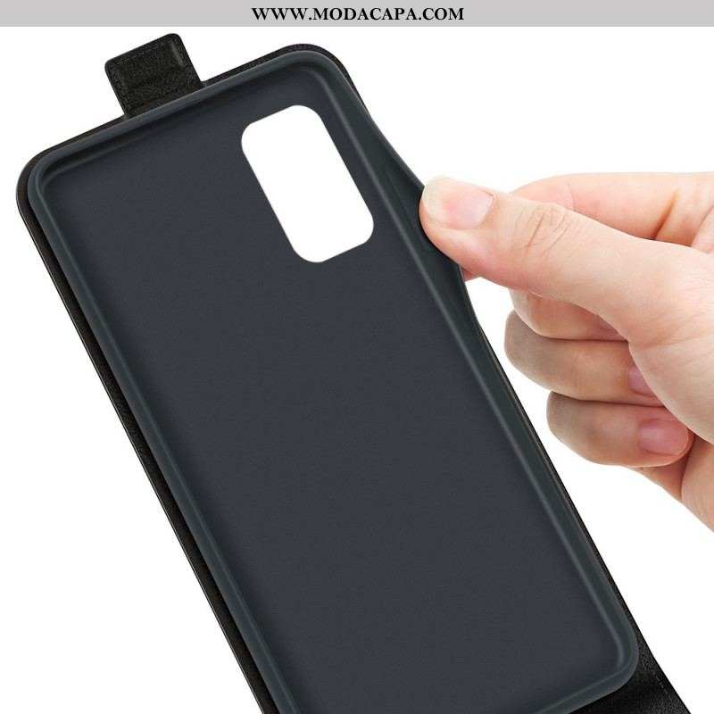 Capa Folio Para Samsung Galaxy M52 5G Vertical