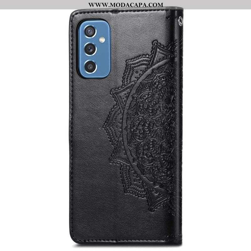 Capa Flip Para Samsung Galaxy M52 5G Mandala Trançada