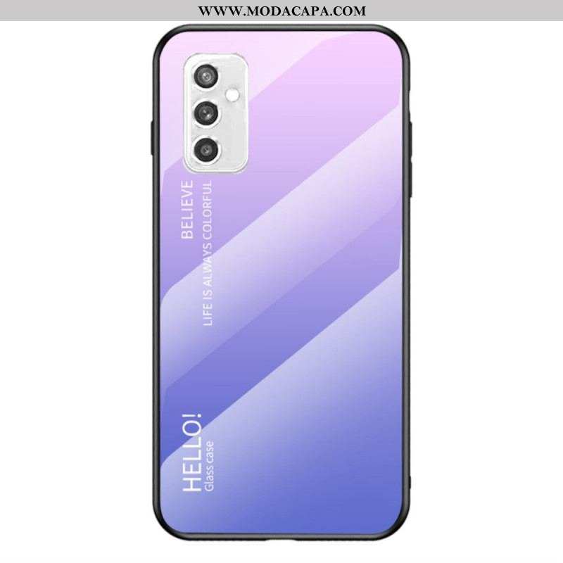 Capa Para Samsung Galaxy M52 5G Olá Vidro Temperado